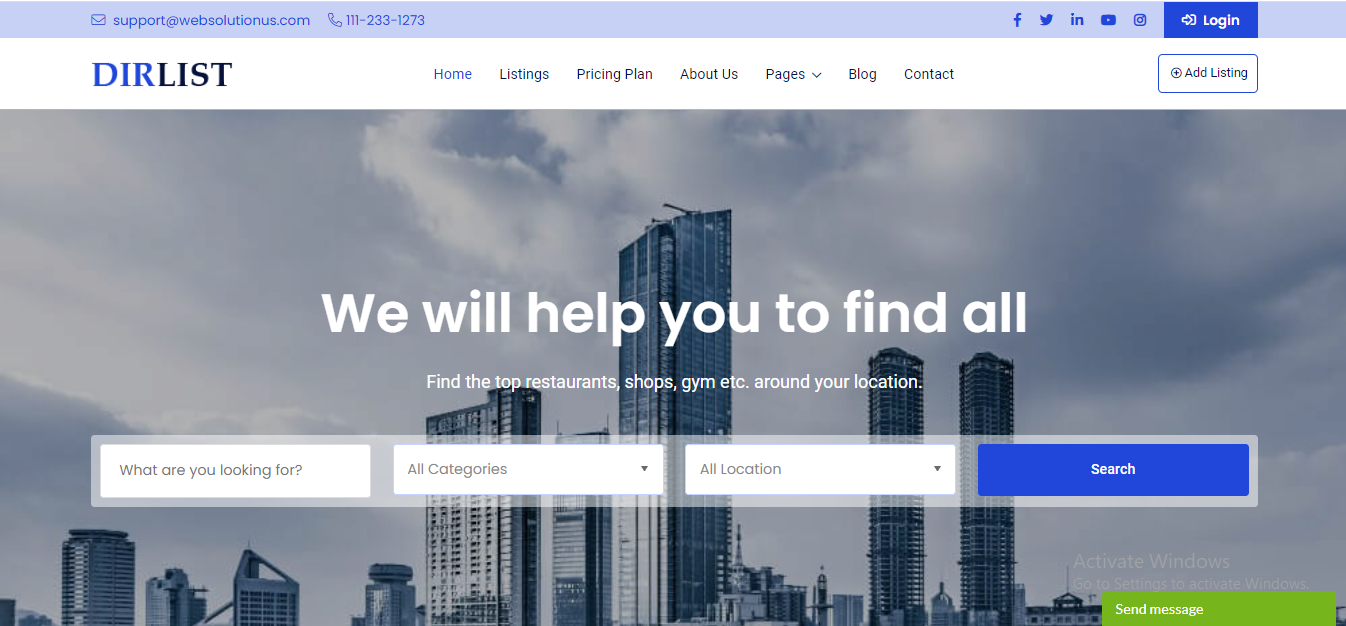 DirList - Complete Business Directory and Listing Script (SaaS)