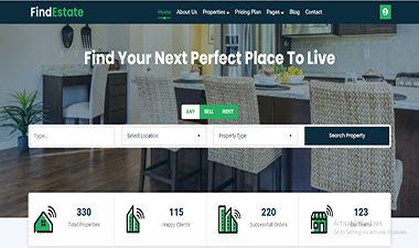 FindEstate - Laravel Real Estate Listing CMS with SaaS