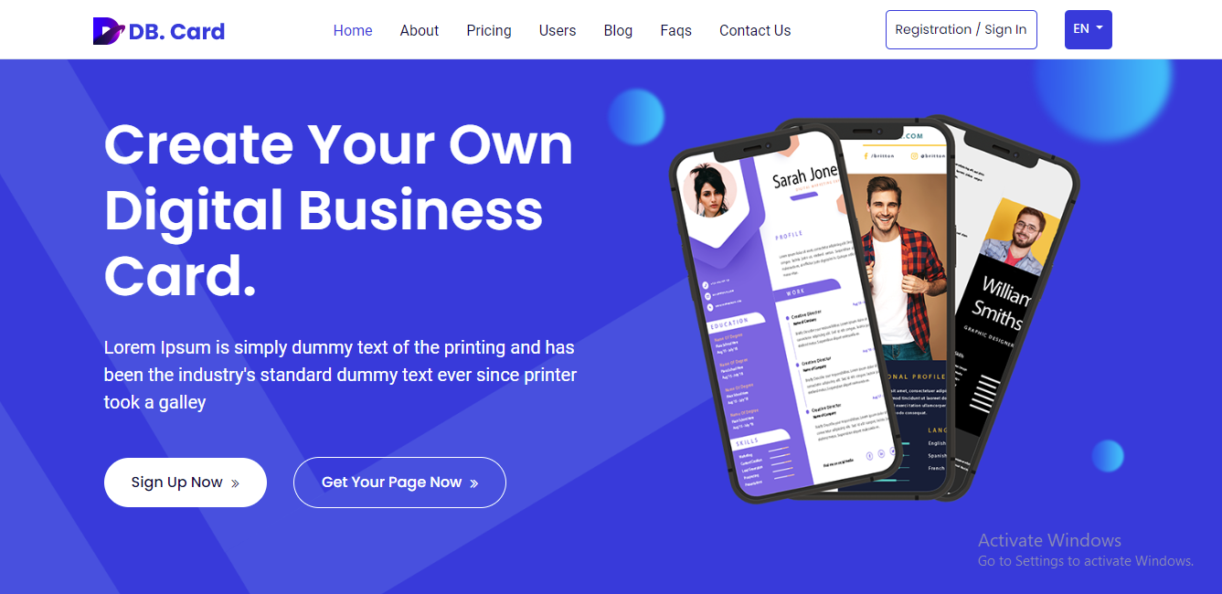 ProfileTop - Profile builder HTML template