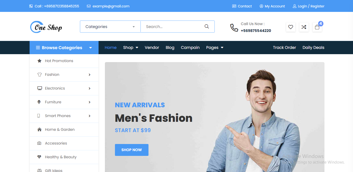 TopCommerce - Ecommerce HTML template